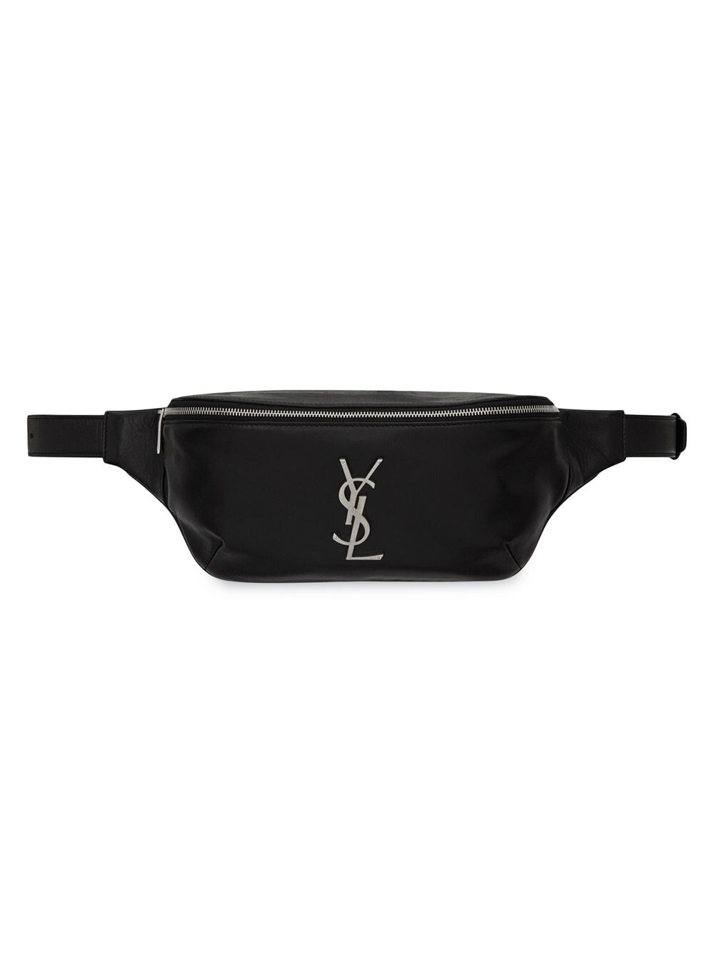 

Кожаная поясная сумка Saint Laurent, черный