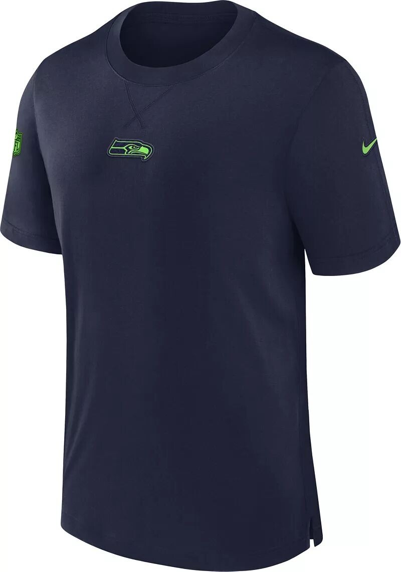

Мужская темно-синяя футболка Nike Seattle Seahawks Sideline Player
