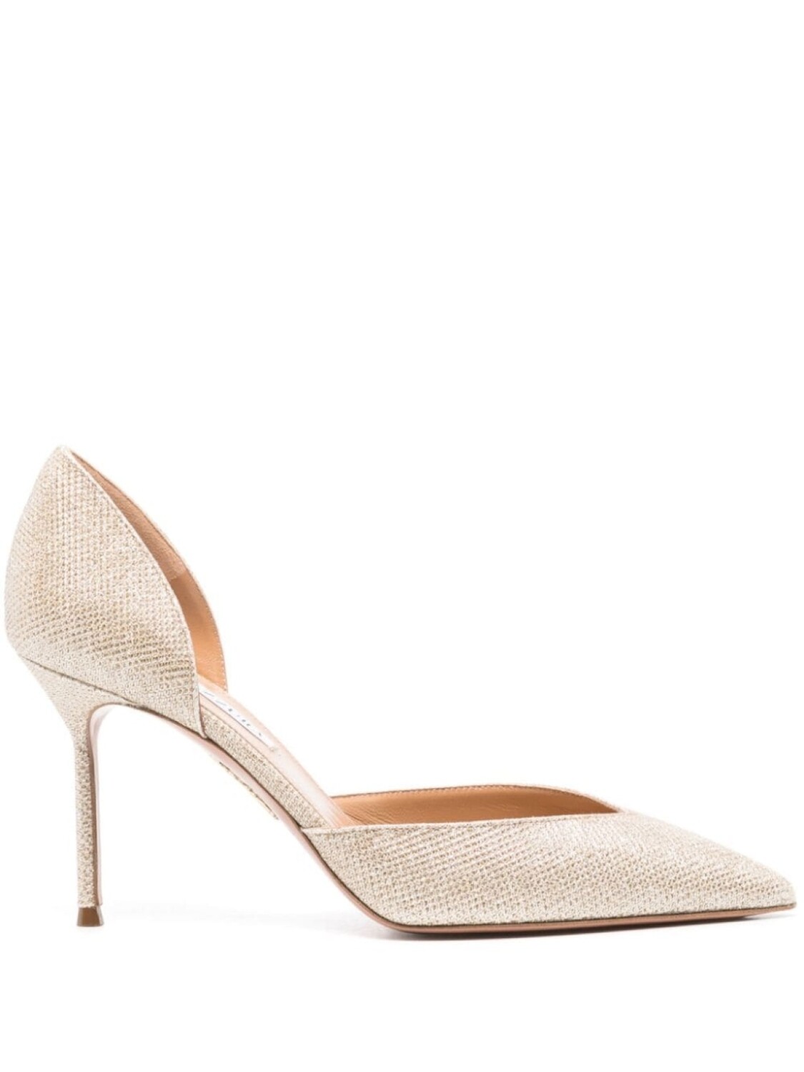 

Aquazzura туфли Uptown 85 мм, золотистый