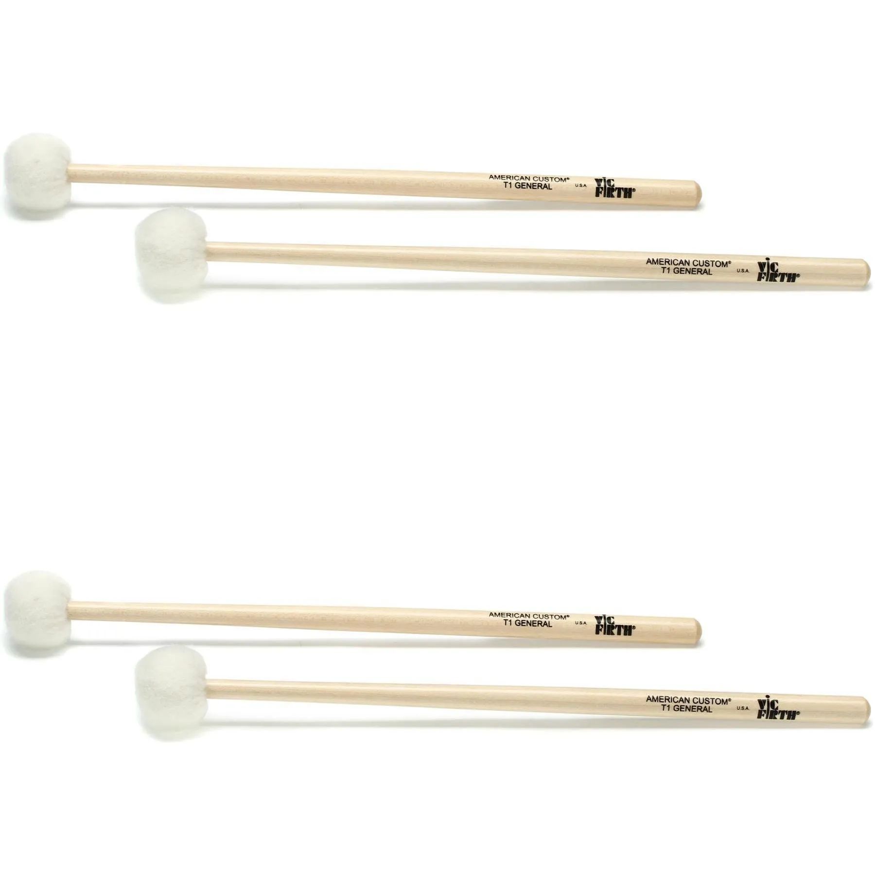 

Американские молотки для литавр Vic Firth на заказ — общие — 2 пары