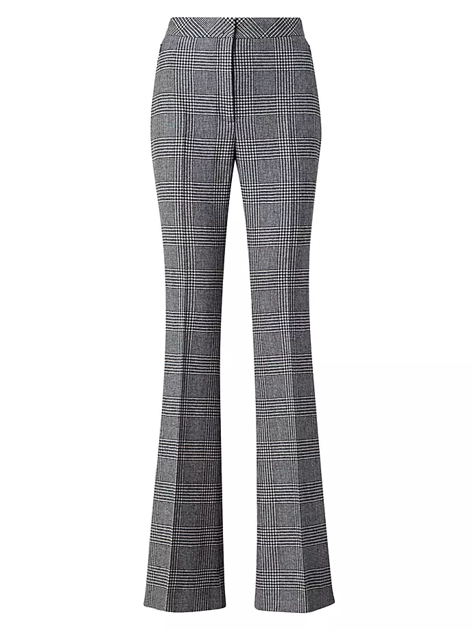

Брюки в клетку Farida Glen Bootcut Akris, черный