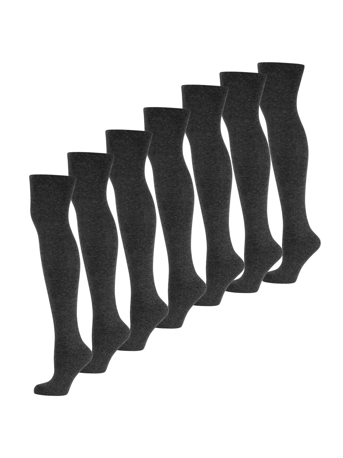 

Носки Nur Die Kniestrümpfe Overknee, цвет mittelgraumelange