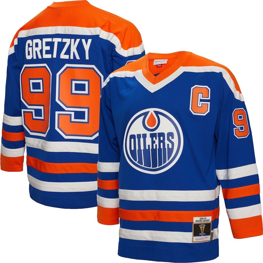 

Джерси Mitchell & Ness Edmonton Oilers, роял