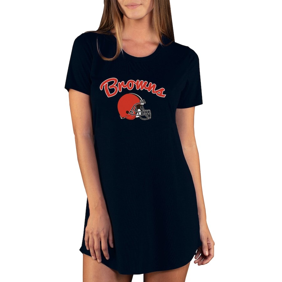 

Ночная рубашка Concepts Sport Cleveland Browns, черный