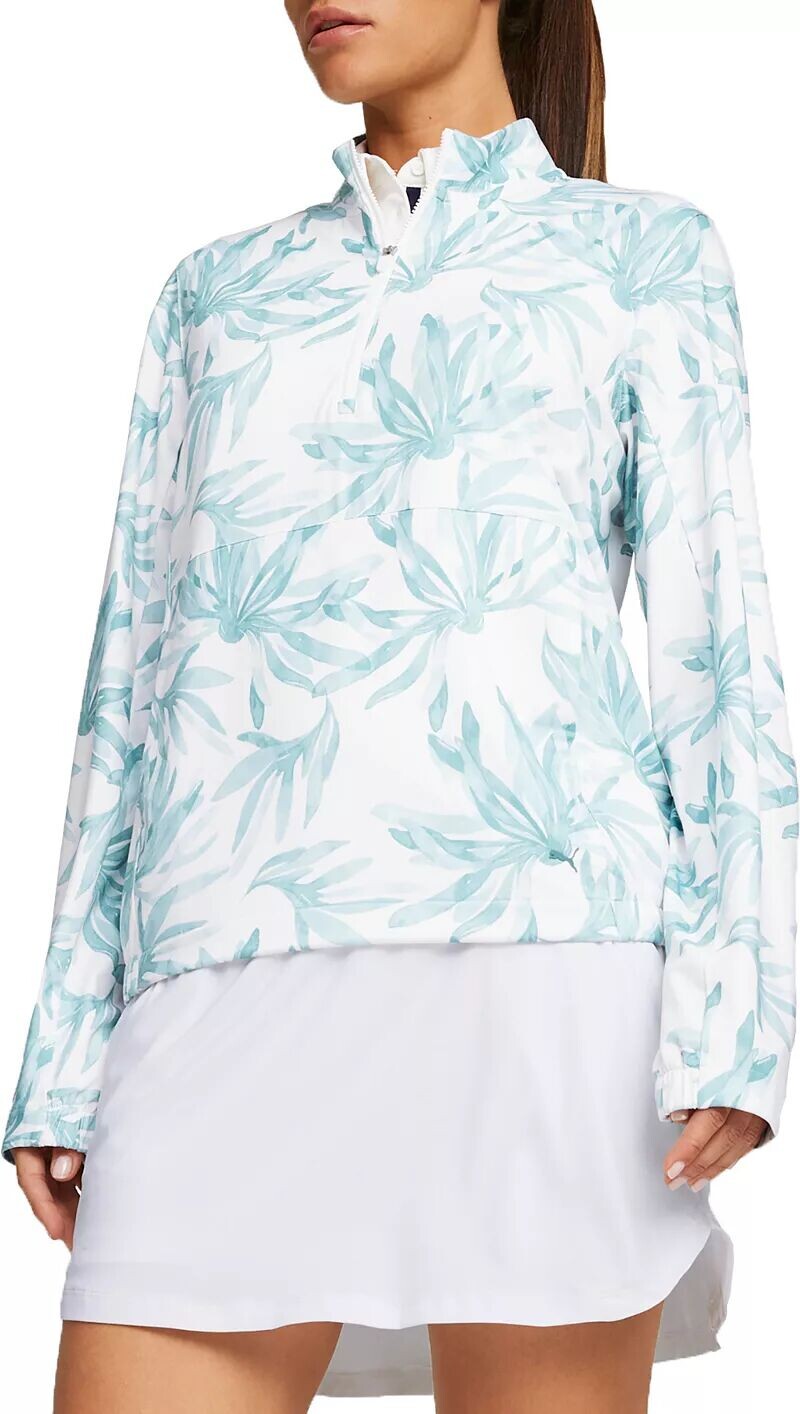 

Женский пуловер для гольфа с длинным рукавом и молнией 1/4 Puma Cloudspun Palm