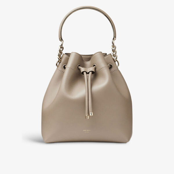 

Кожаная сумка Bon Bon с верхней ручкой Jimmy Choo, коричневый