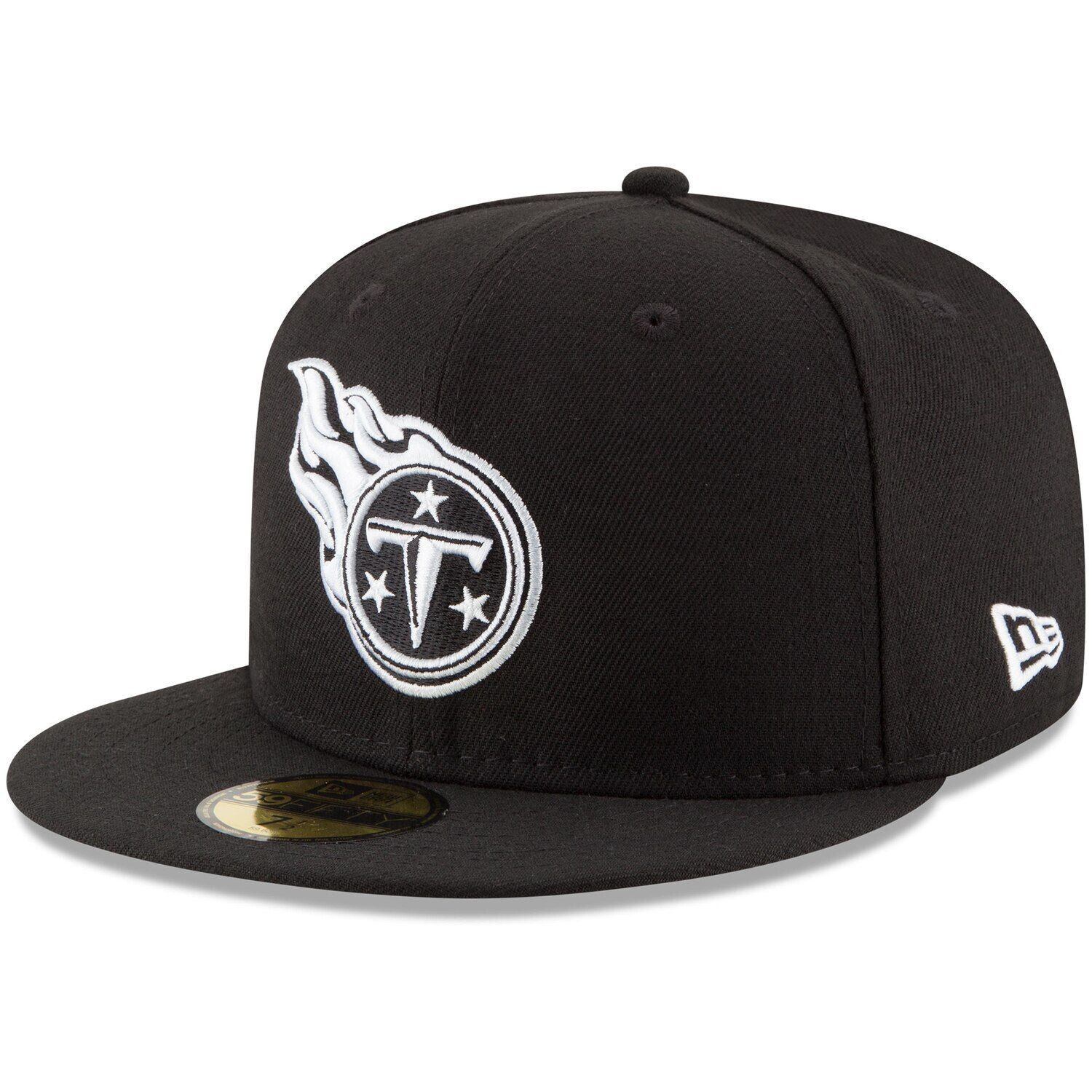

Мужская облегающая шляпа New Era Black Tennessee Titans B-Dub 59FIFTY