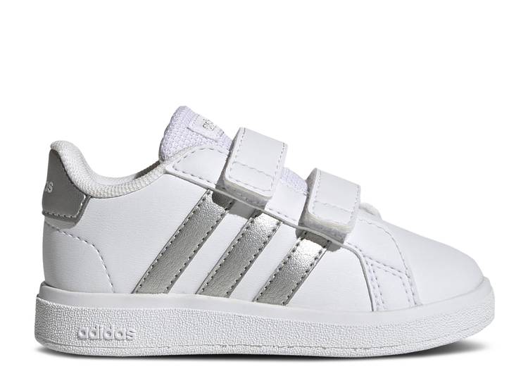 

Кроссовки Adidas GRAND COURT 2.0 I 'WHITE MATTE SILVER', белый