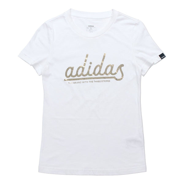 

Футболка (WMNS) adidas Colgt Foil T Printing White, белый