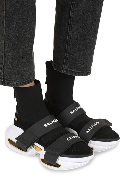 

Кроссовки B-Bold с ремешками Balmain