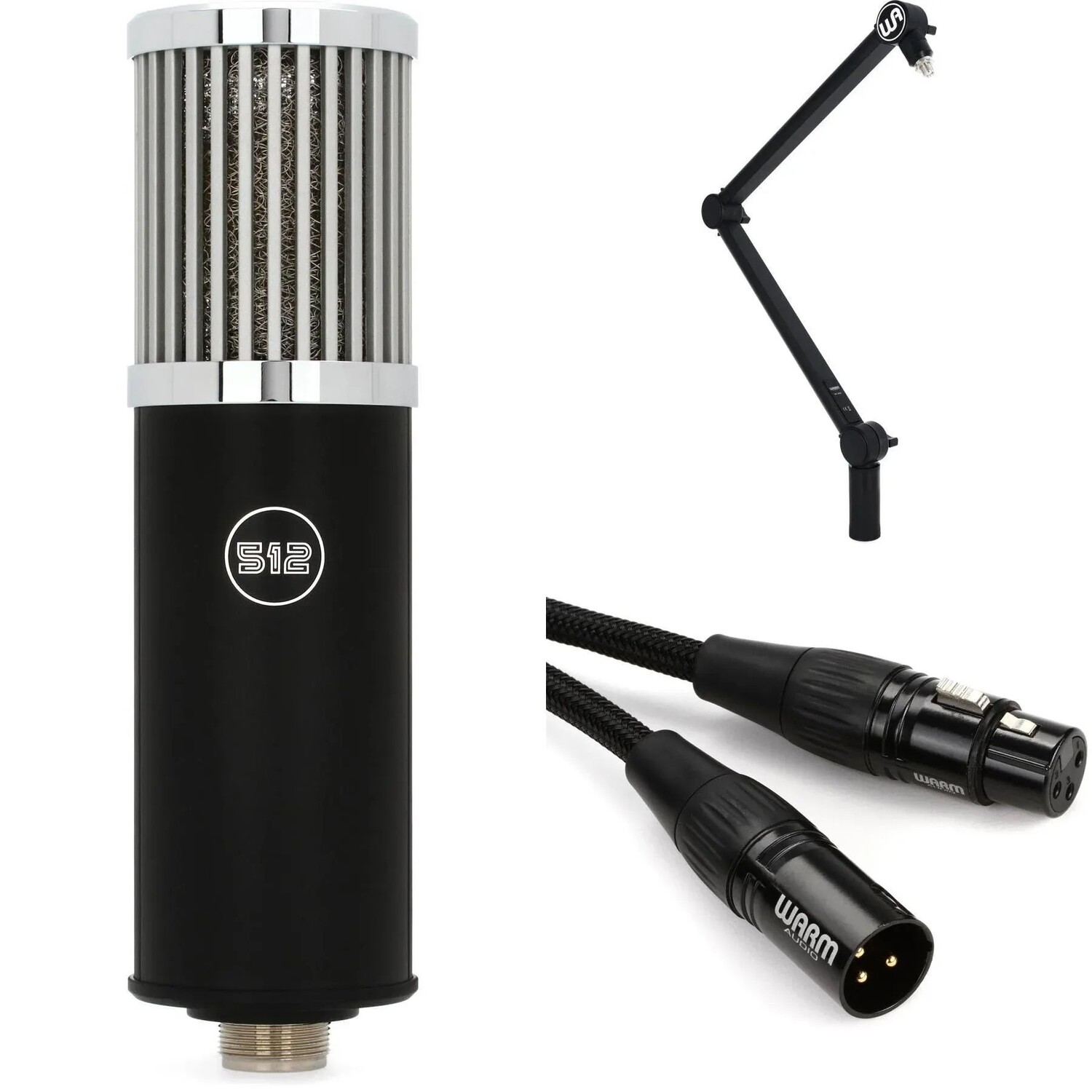 

Комплект из конденсаторного микрофона с большой диафрагмой и штанги 512 Audio Skylight