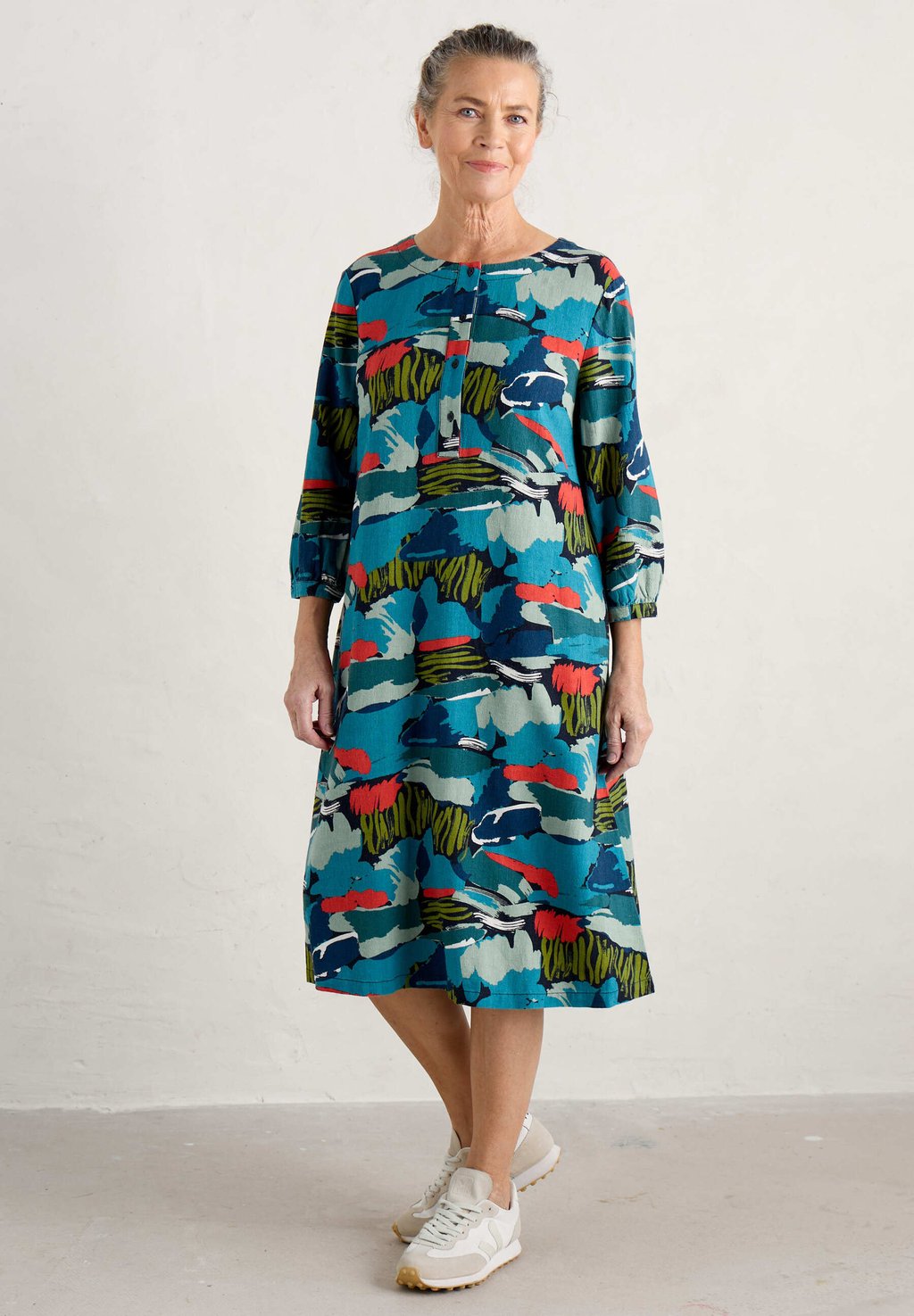 Летнее платье CALL Seasalt Cornwall, бирюзовый