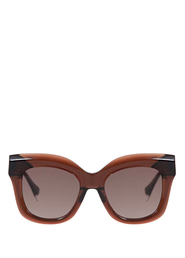 

Gilda 6774 acetate 0 коричневые женские солнцезащитные очки «кошачий глаз» Gigi Studios