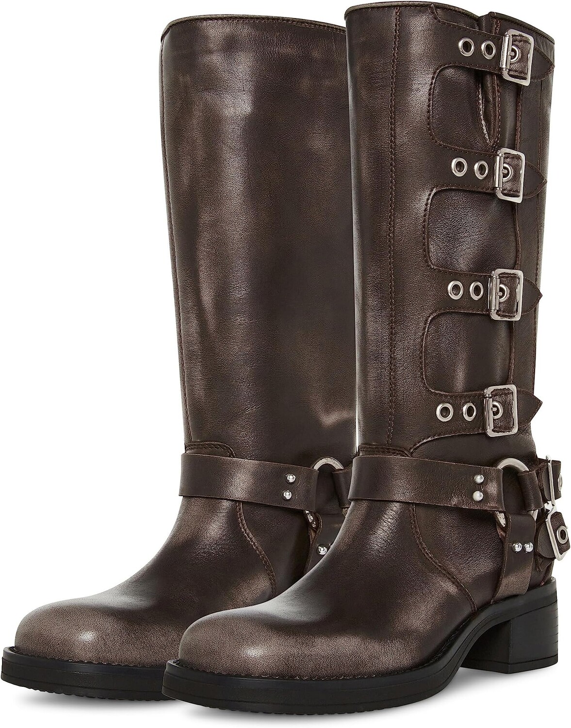 

Ботинки Steve Madden Brocks, цвет Black Distressed