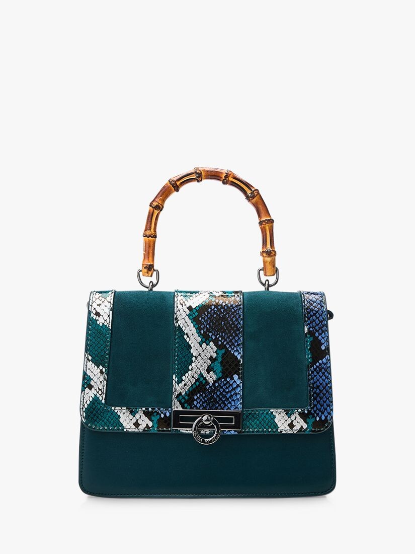 

Сумка через плечо Lilliput из змеиной кожи Moda in Pelle, бирюзовый