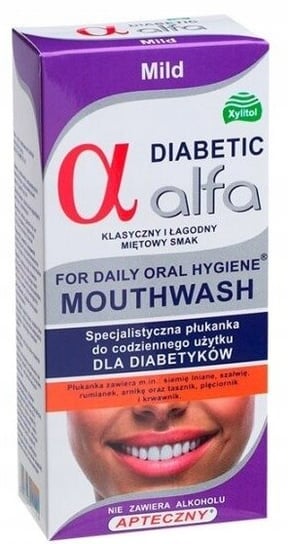 Жидкость для полоскания рта для диабетиков Alfa Diabetic Mild фотографии
