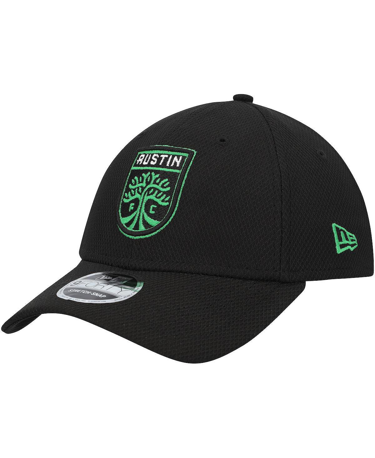 

Мужская черная сетчатая бейсболка Austin FC Basic 9FORTY Snapback New Era