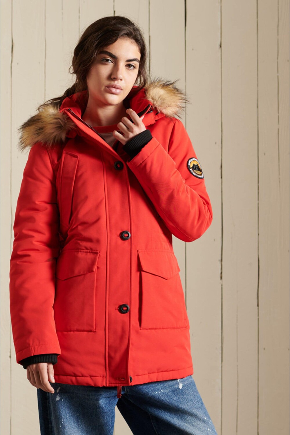 

Парка Everest Superdry, красный