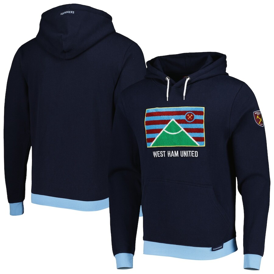 

Пуловер с капюшоном Sport Design Sweden West Ham United, нави