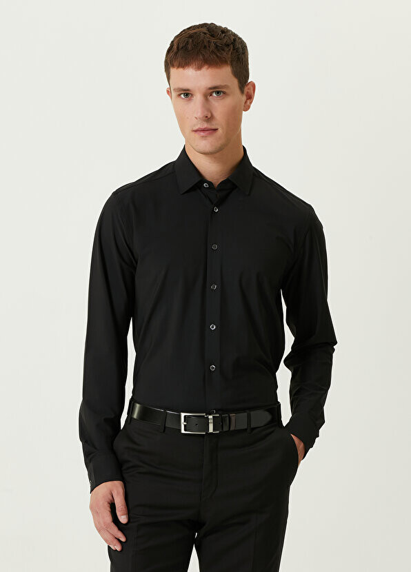 

Черная рубашка Corneliani