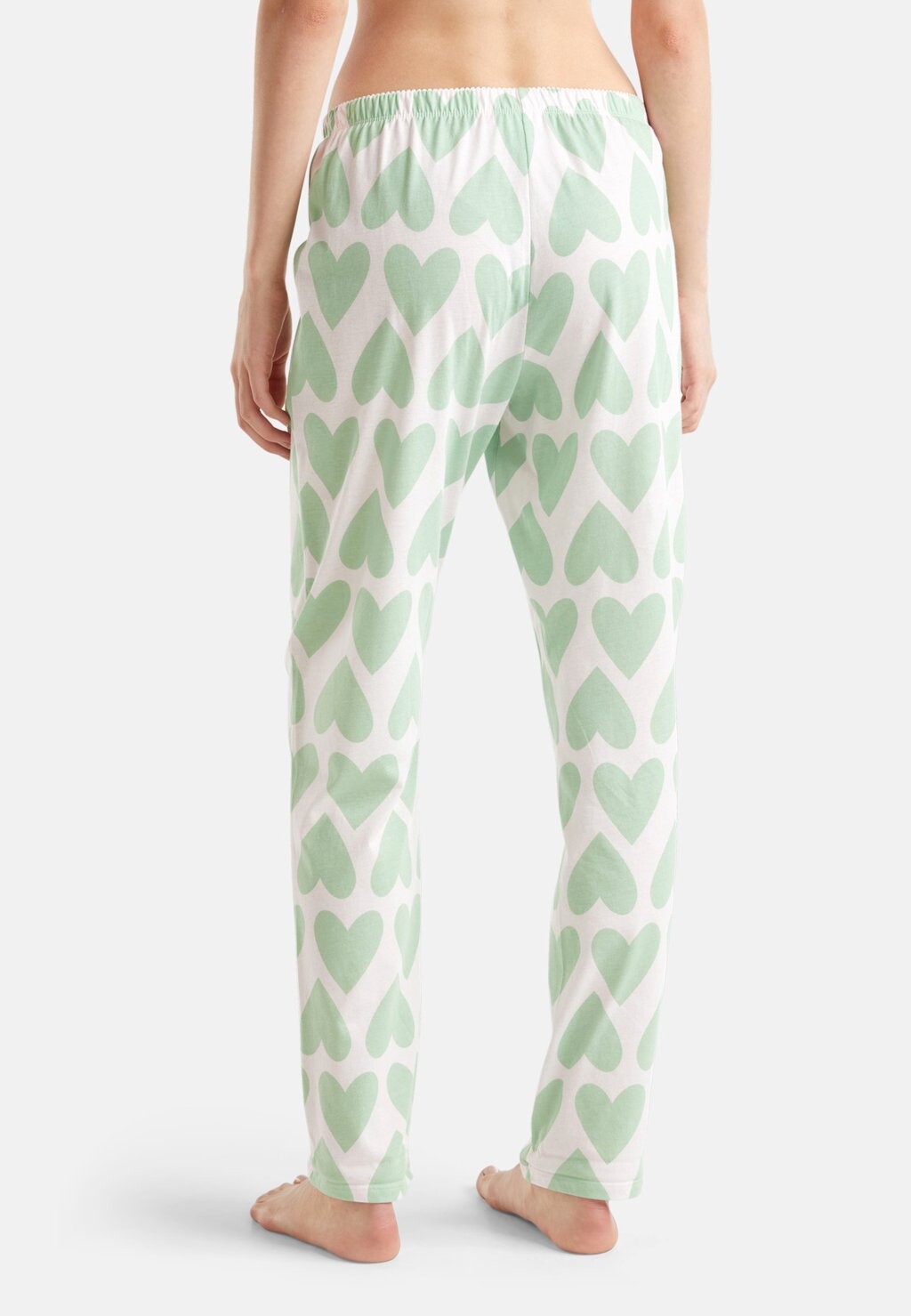 

Пижамные штаны WITH HEART United Colors of Benetton, зеленый