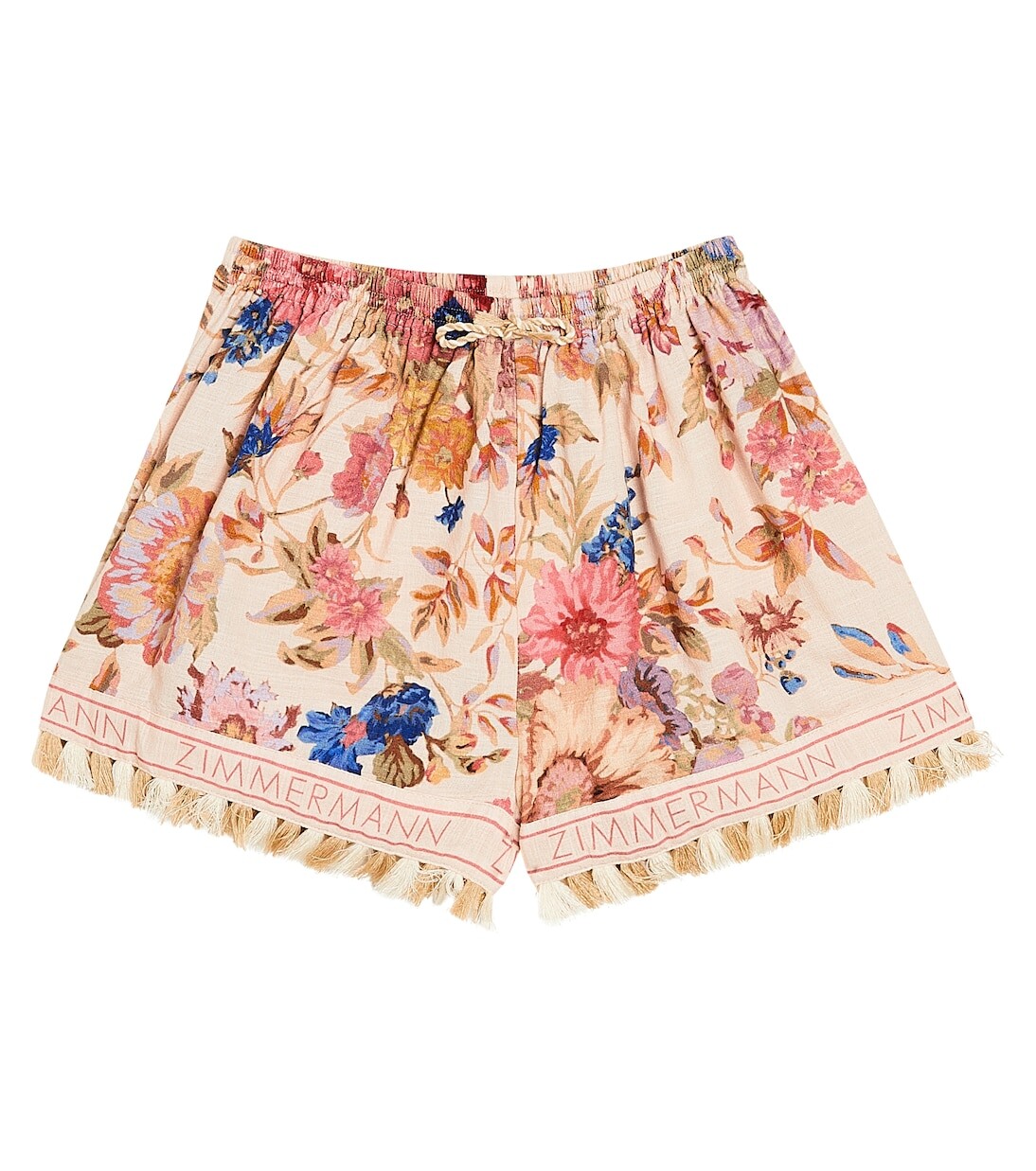 

Шорты august с цветочным принтом Zimmermann Kids, мультиколор