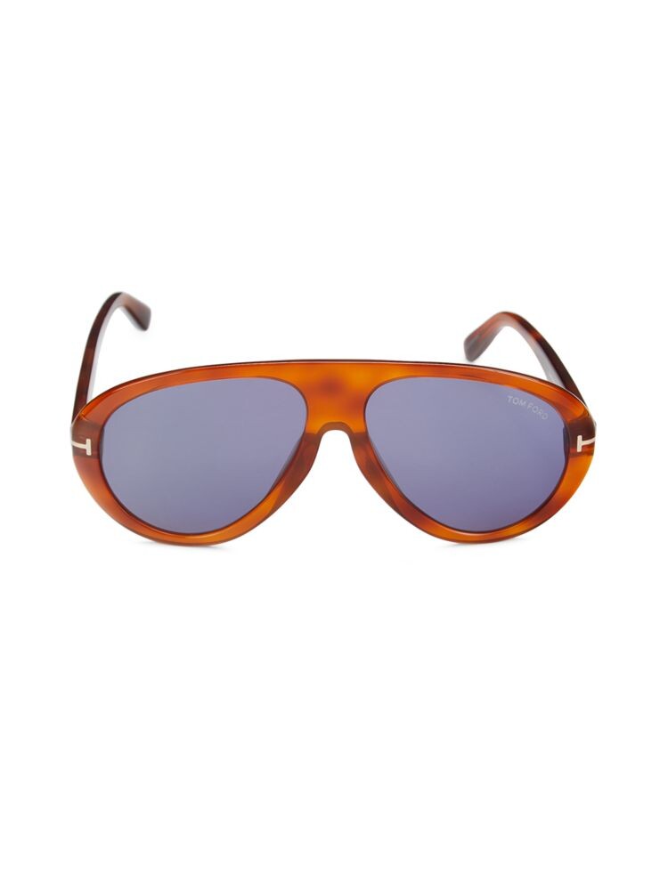 

Овальные солнцезащитные очки 60MM Tom Ford, цвет Havana