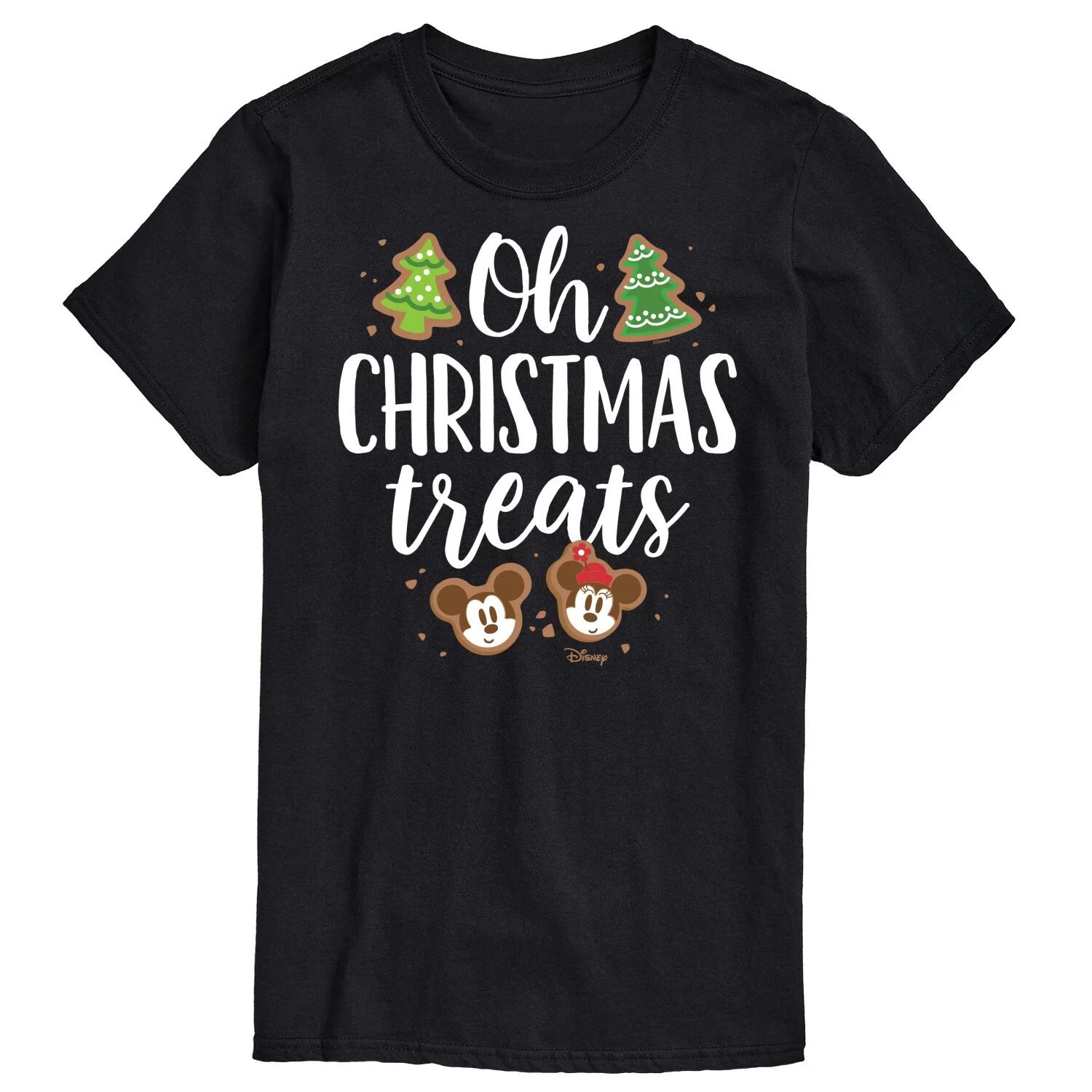 

Футболка с рисунком 's Big & Tall Oh Christmas Treats Disney, черный