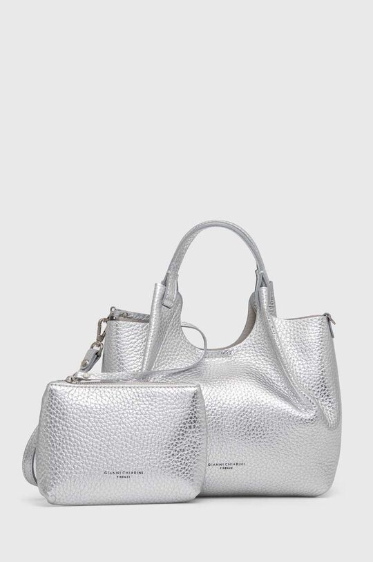 

Кожаная сумочка Gianni Chiarini, серебро