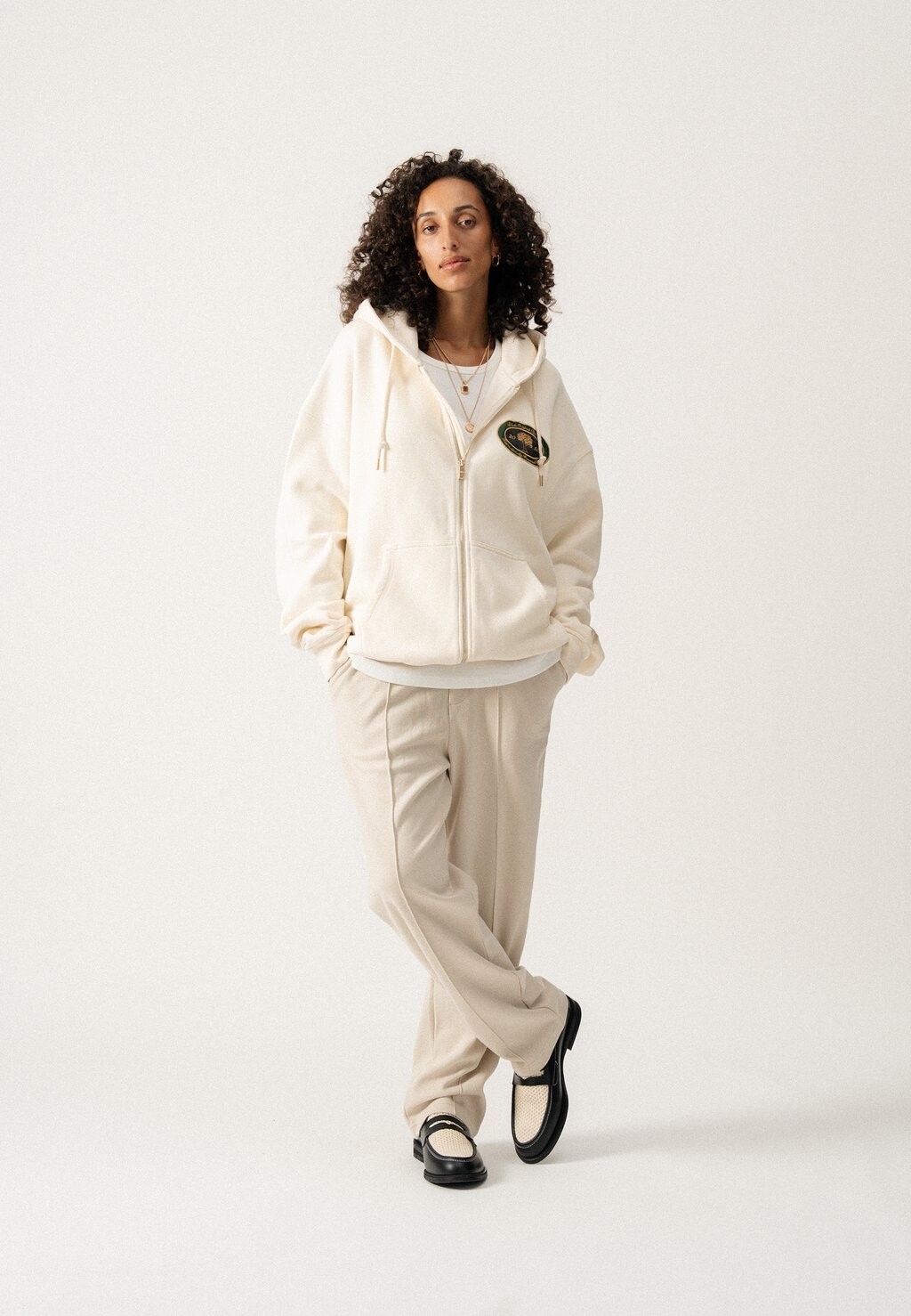 

Свитер на молнии Zip Unisex BLKVIS, белый