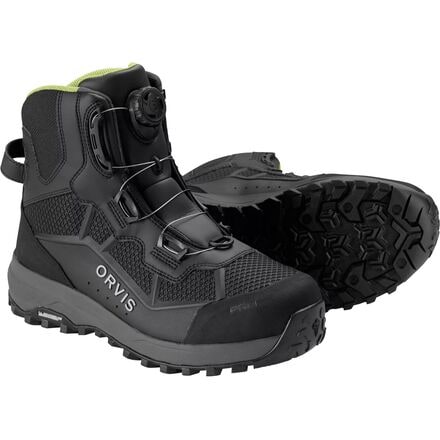 цена Резиновые забродные ботинки Pro BOA Orvis, темно-серый