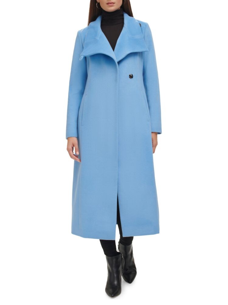 Пальто с запахом и поясом Kenneth Cole, цвет Periwinkle