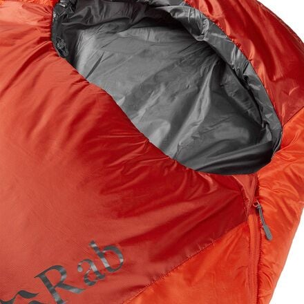 Спальный мешок Solar Eco 1: синтетика 35F Rab, цвет Red Clay