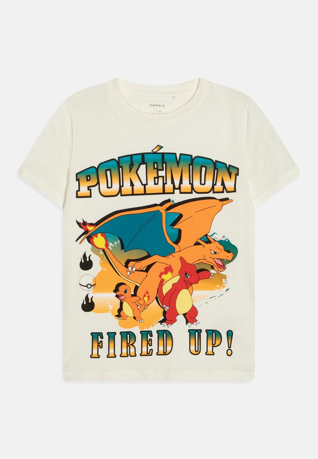 

Футболка с принтом NKMJIS POKEMON Name it, цвет jet stream