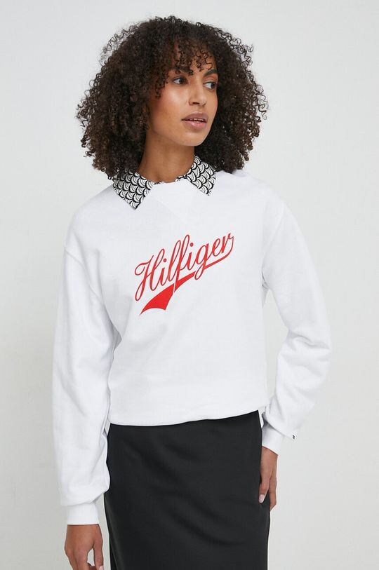 

Хлопковая толстовка Tommy Hilfiger, белый