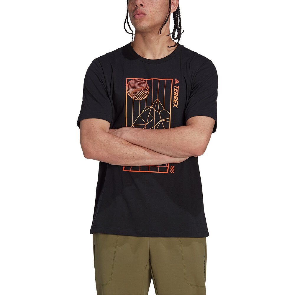 

Футболка adidas Tx Moun Fu Te, черный