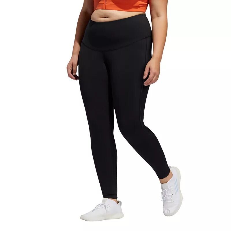 

Женские тайтсы Adidas Plus Believe This 2.0 7/8, черный