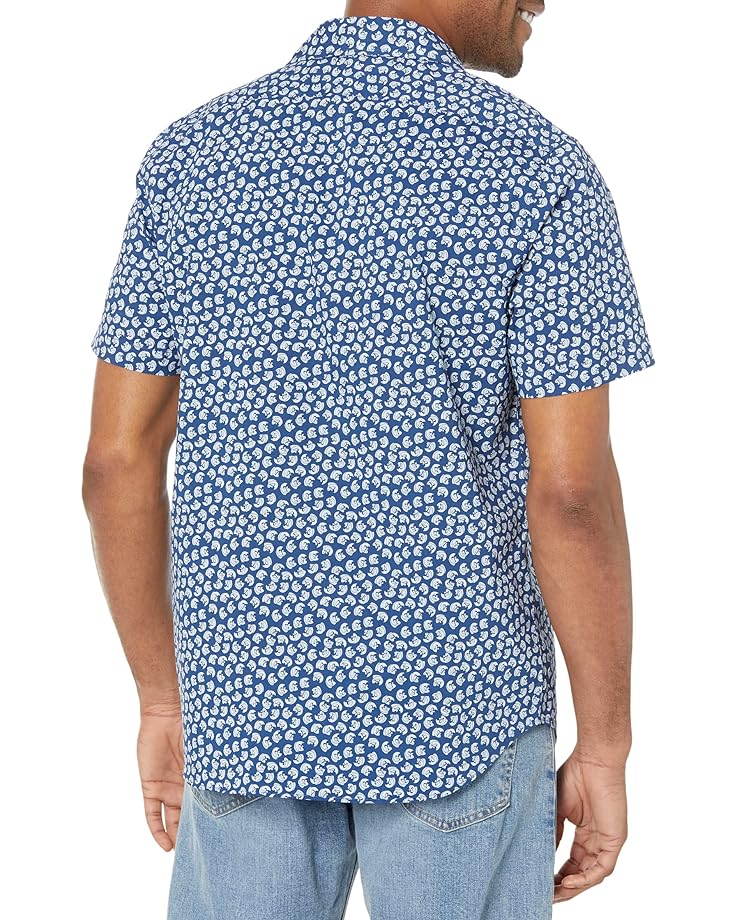 Рубашка Nautica Navtech Trim Fit Printed Shirt, цвет Estate Blue