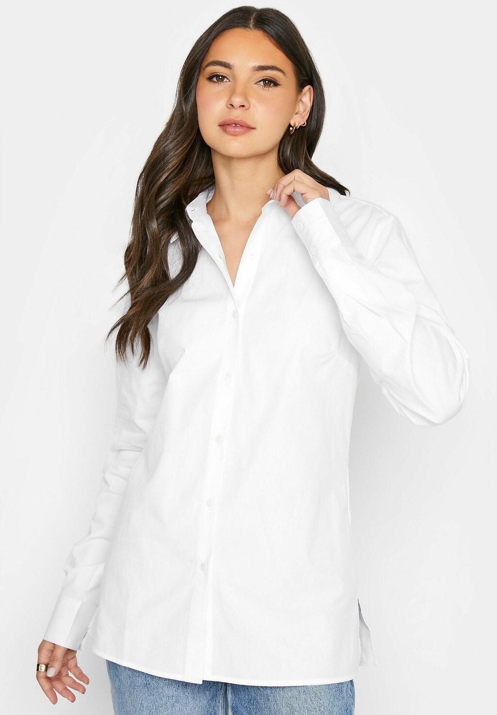 

Рубашка Long Tall Sally с воротоником, белый