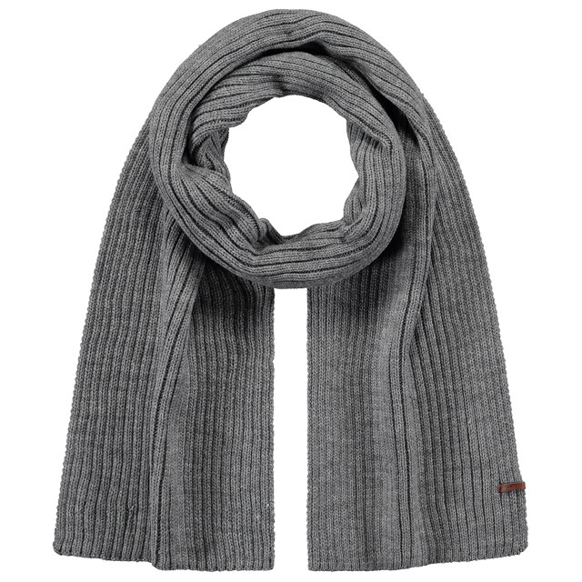 

Шарф Barts Wilbert Scarf, цвет Heather Grey