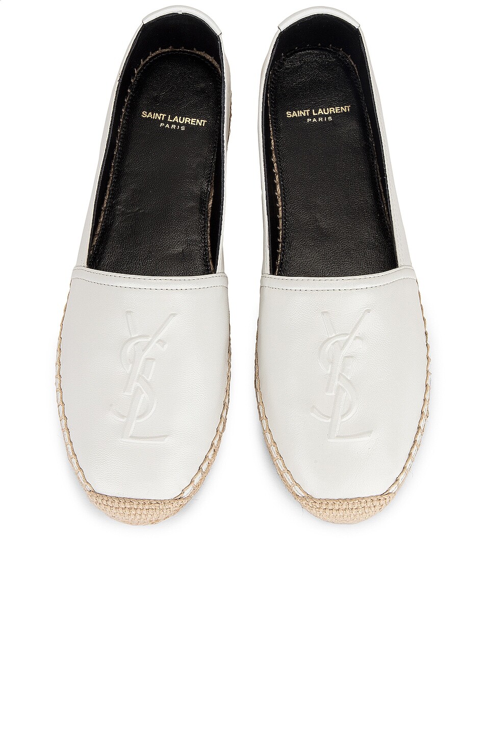 Эспадрильи Saint Laurent Espadrille Flats, цвет Blanc Optique кроссовки saint laurent court classic stars цвет blanc optique