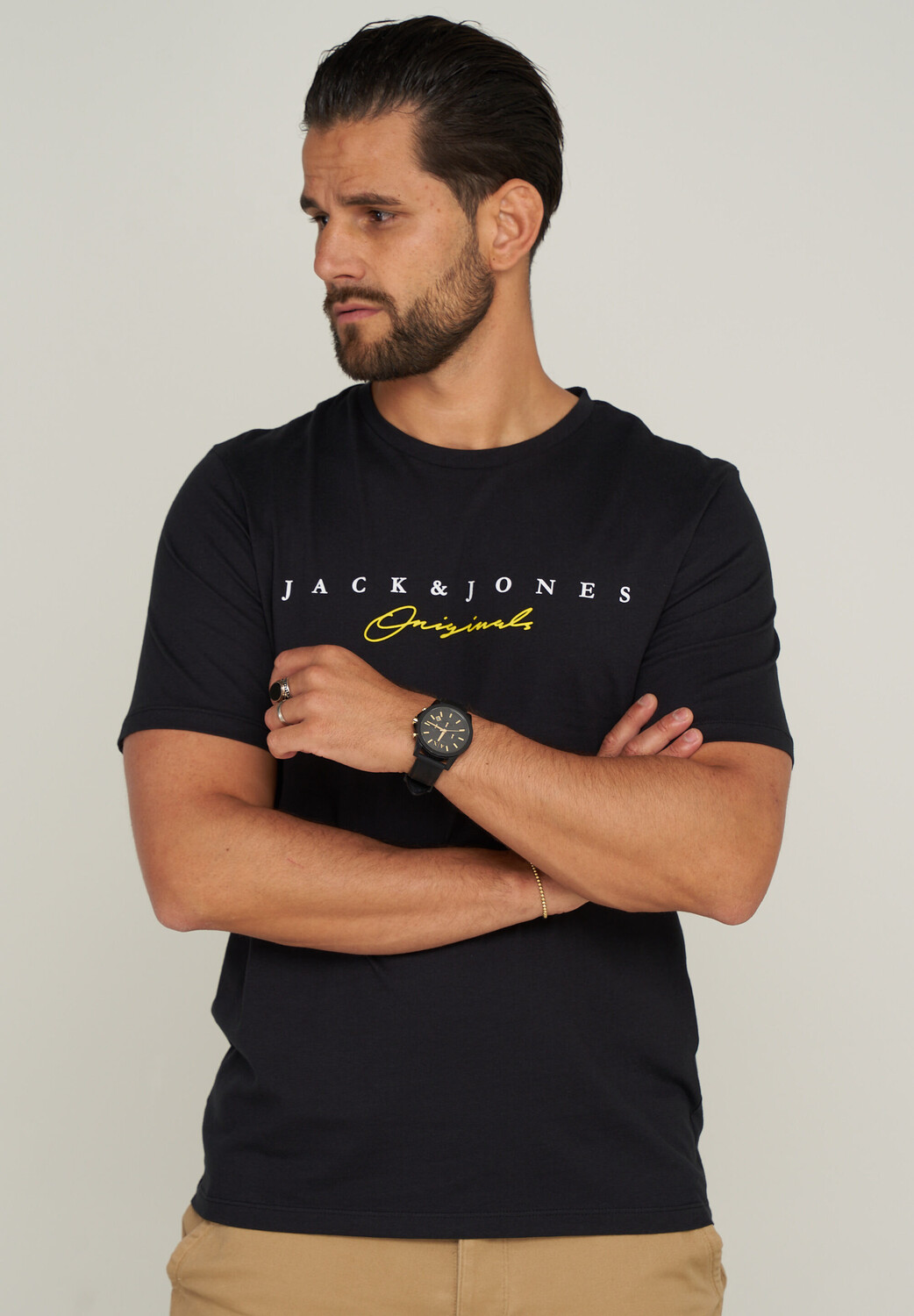 

Футболка Jack & Jones JJHARRISON TEE SS CREW NECK, черный