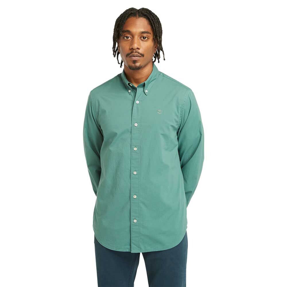 

Рубашка с длинным рукавом Timberland Stretch Poplin, зеленый