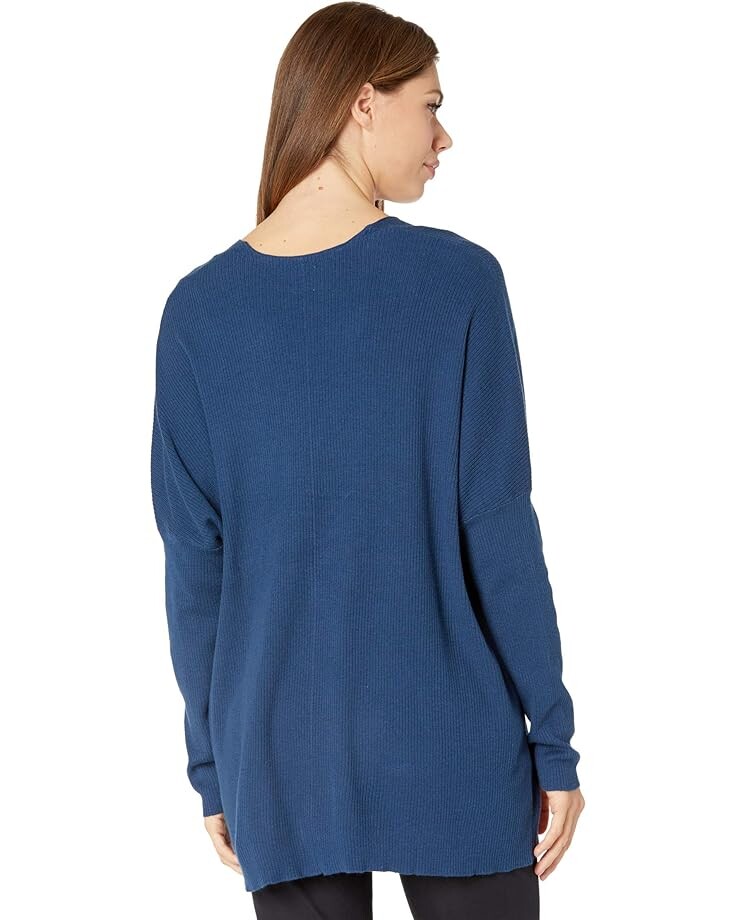 цена Свитер Anne Klein V-Neck Ribbed Drop Shoulder Pullover, цвет Spruce