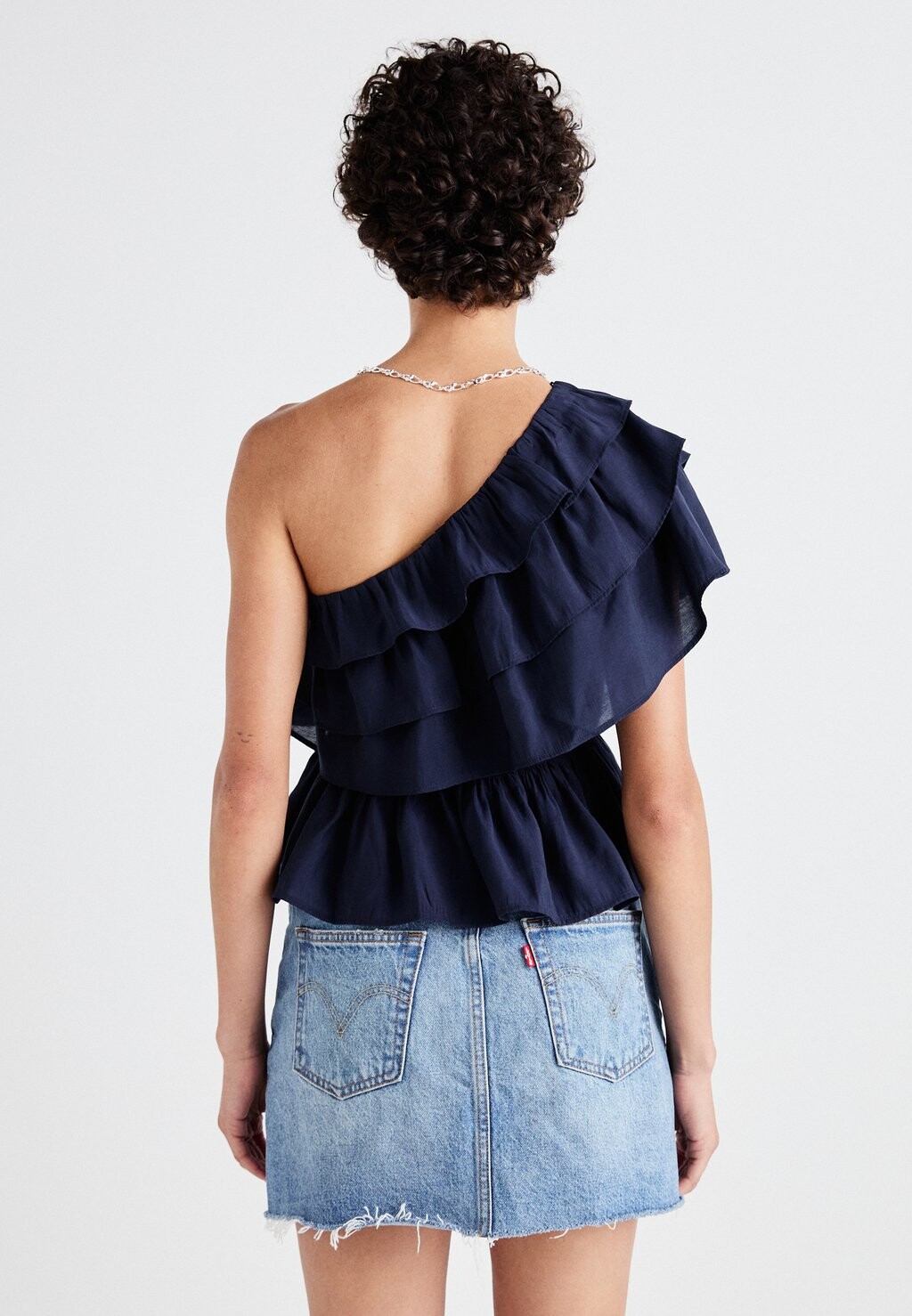 

Блуза VMLUCA ONE SHOULDER Vero Moda, темно-синий