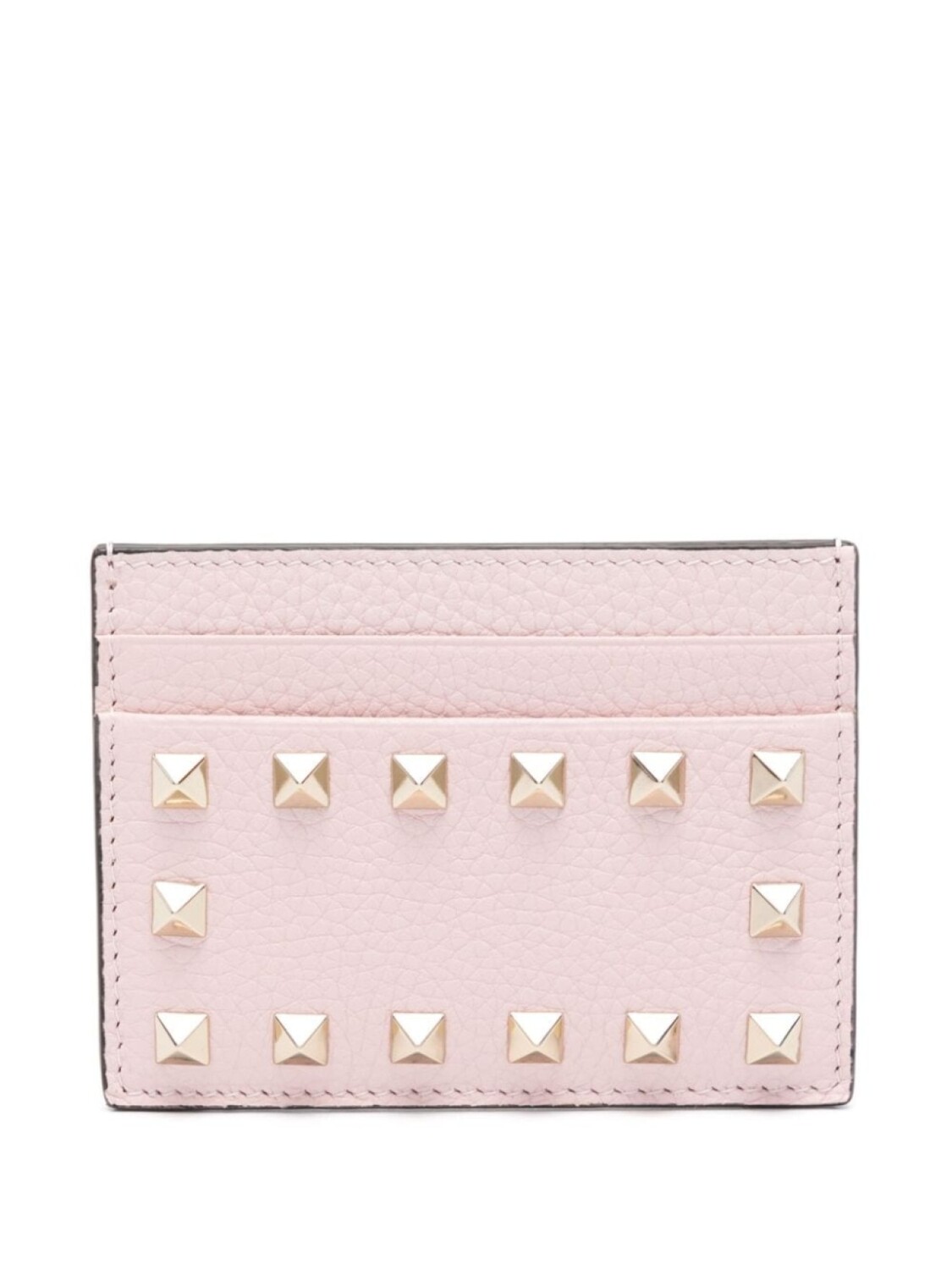 

Valentino Garavani картхолдер с декором Rockstud, розовый