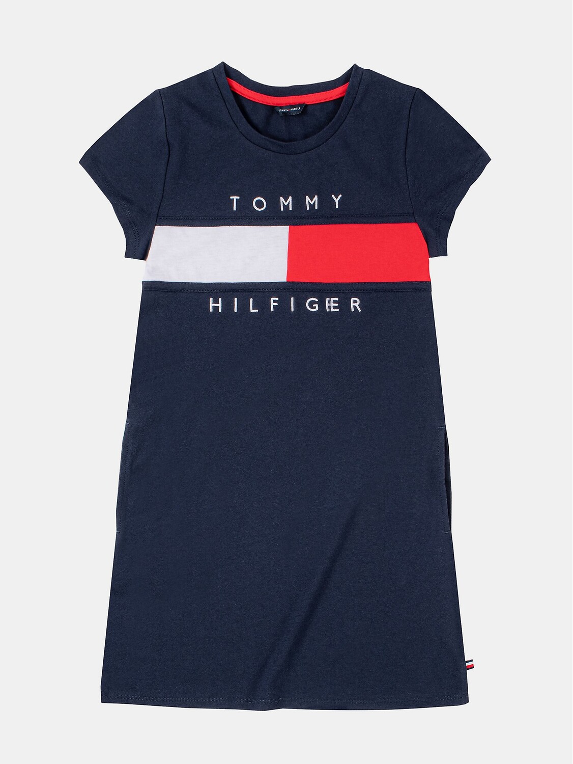 

Детское платье-футболка с флагом Tommy Hilfiger