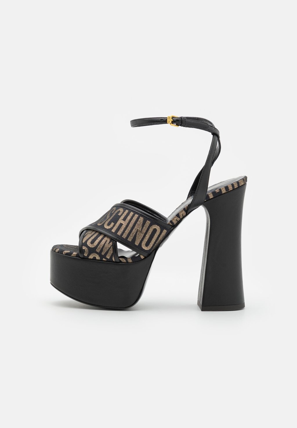 

Босоножки на платформе Logo MOSCHINO, цвет fantasy color