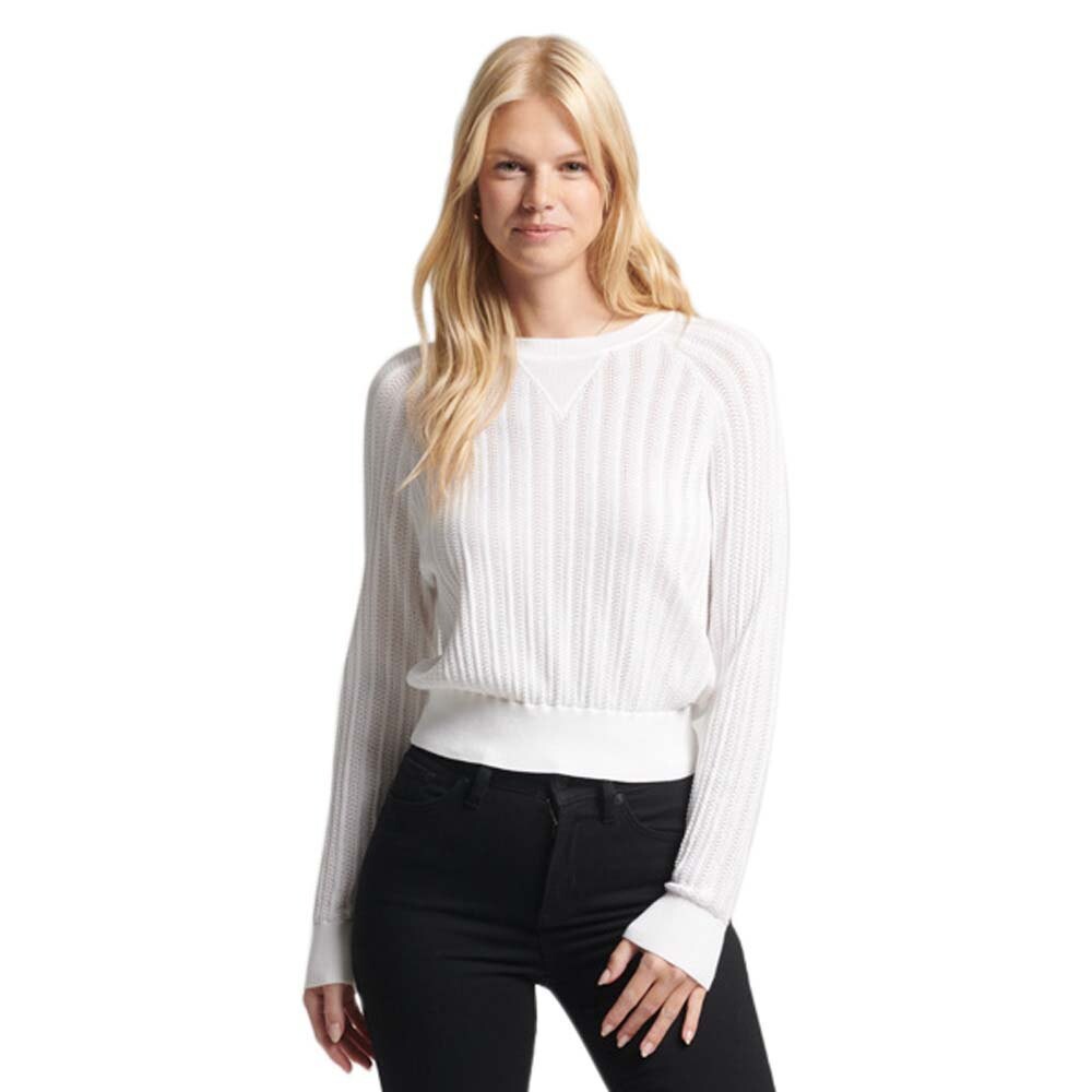 

Свитер Superdry Studios Lace Knit, белый