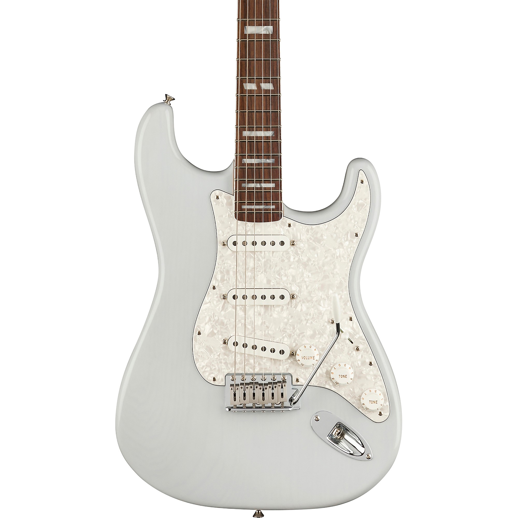Электрогитара Fender Kenny Wayne Shepherd Stratocaster, прозрачная, выцветшая, Sonic Blue